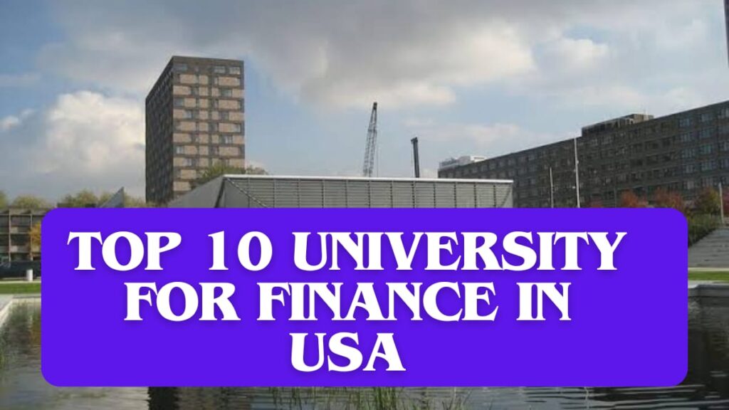 Top 10 Universities for Finance in the USA